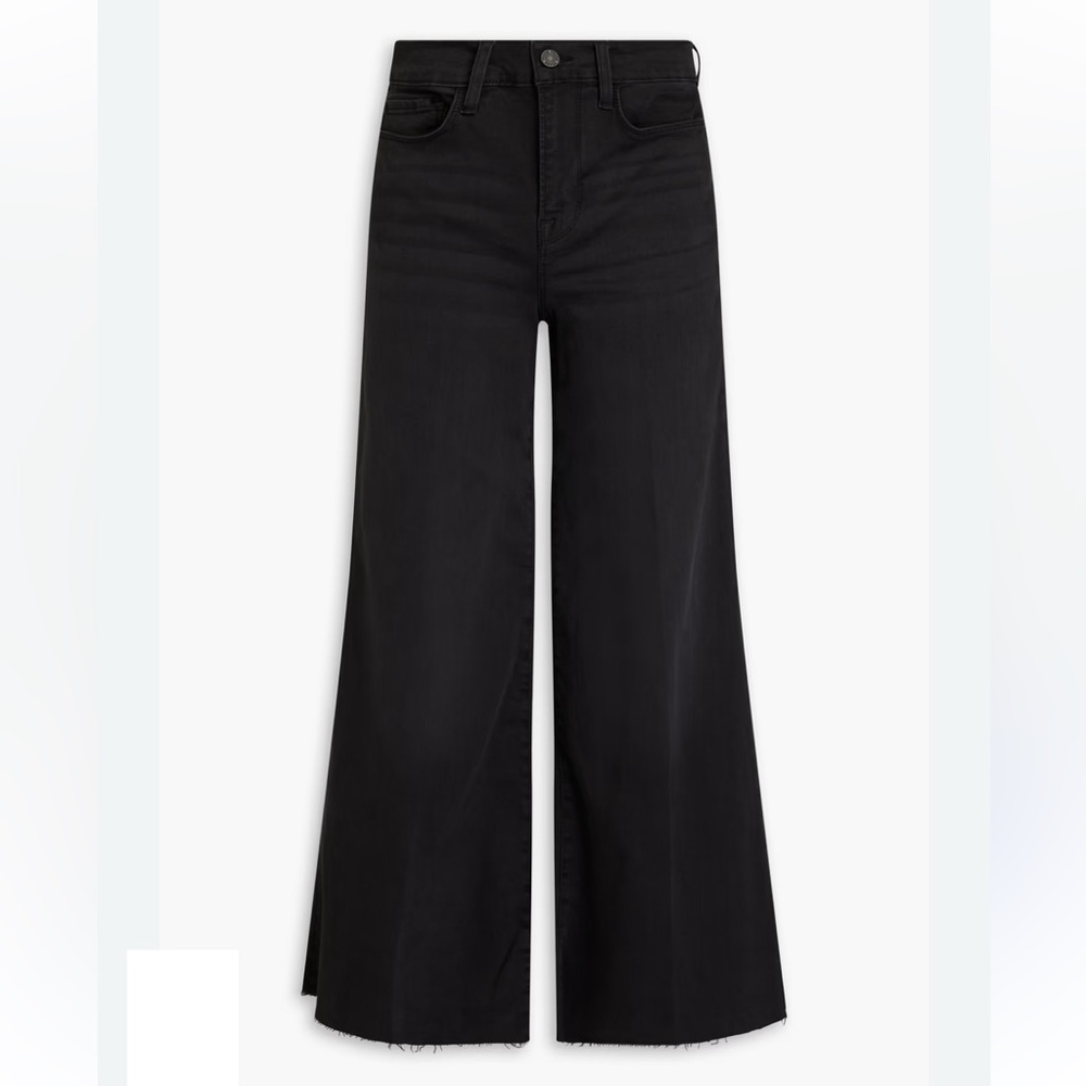 FRAME le palazzo crop black